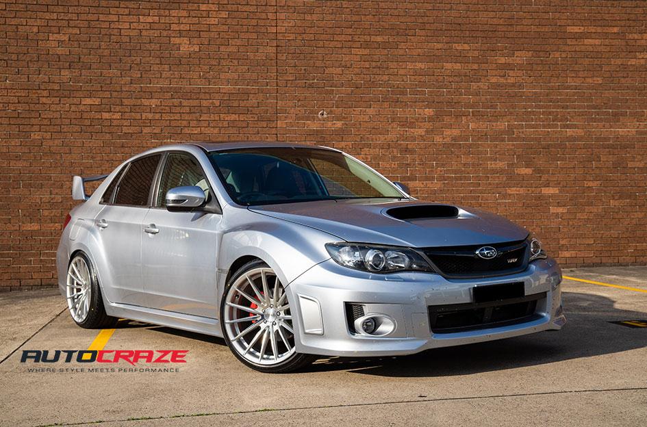 SUBARU WRX SF09 SILVER MACHINED